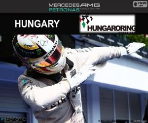 пазл Гран-при Венгрии 2016 Гамильтон